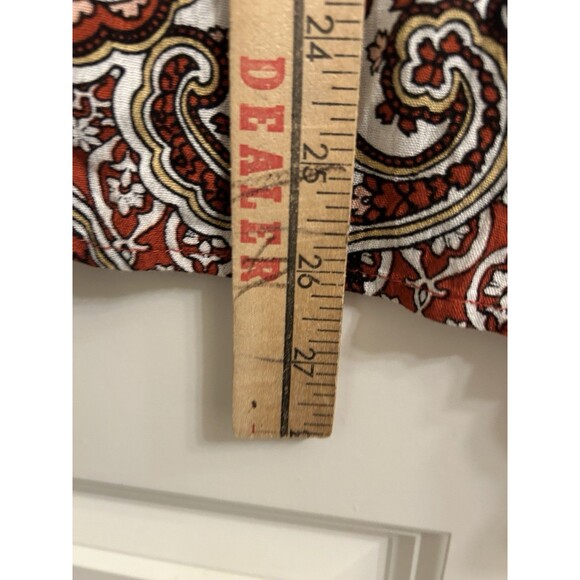 Cato Women’s Blouse Top Size 18/20 Peasant Paisley Floral Print Boho - Picture 5 of 5